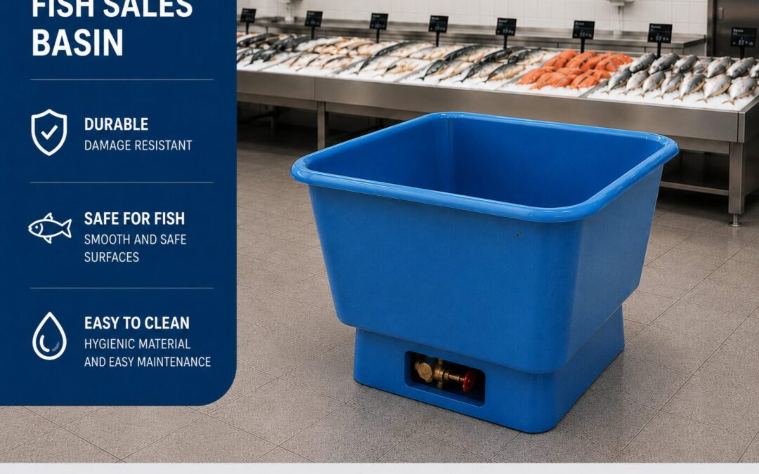 Behalter fur Fischverkauf