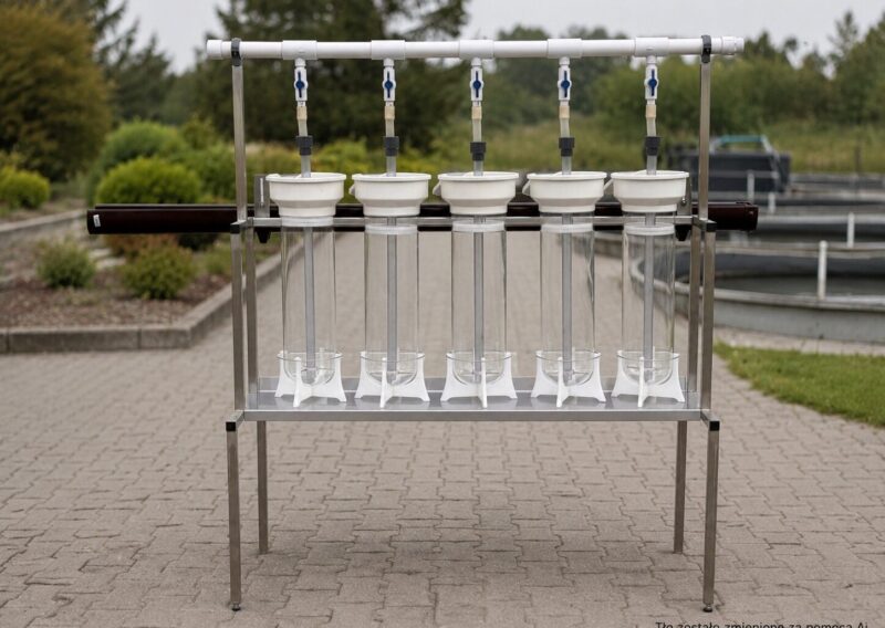 McDonald hatching jars in fish hatchery