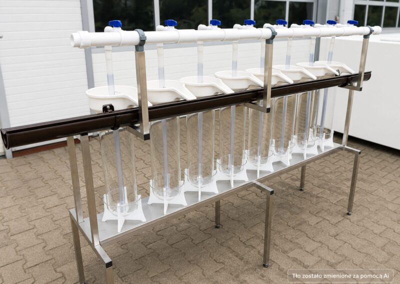 McDonald hatching jars with controlled water flow
